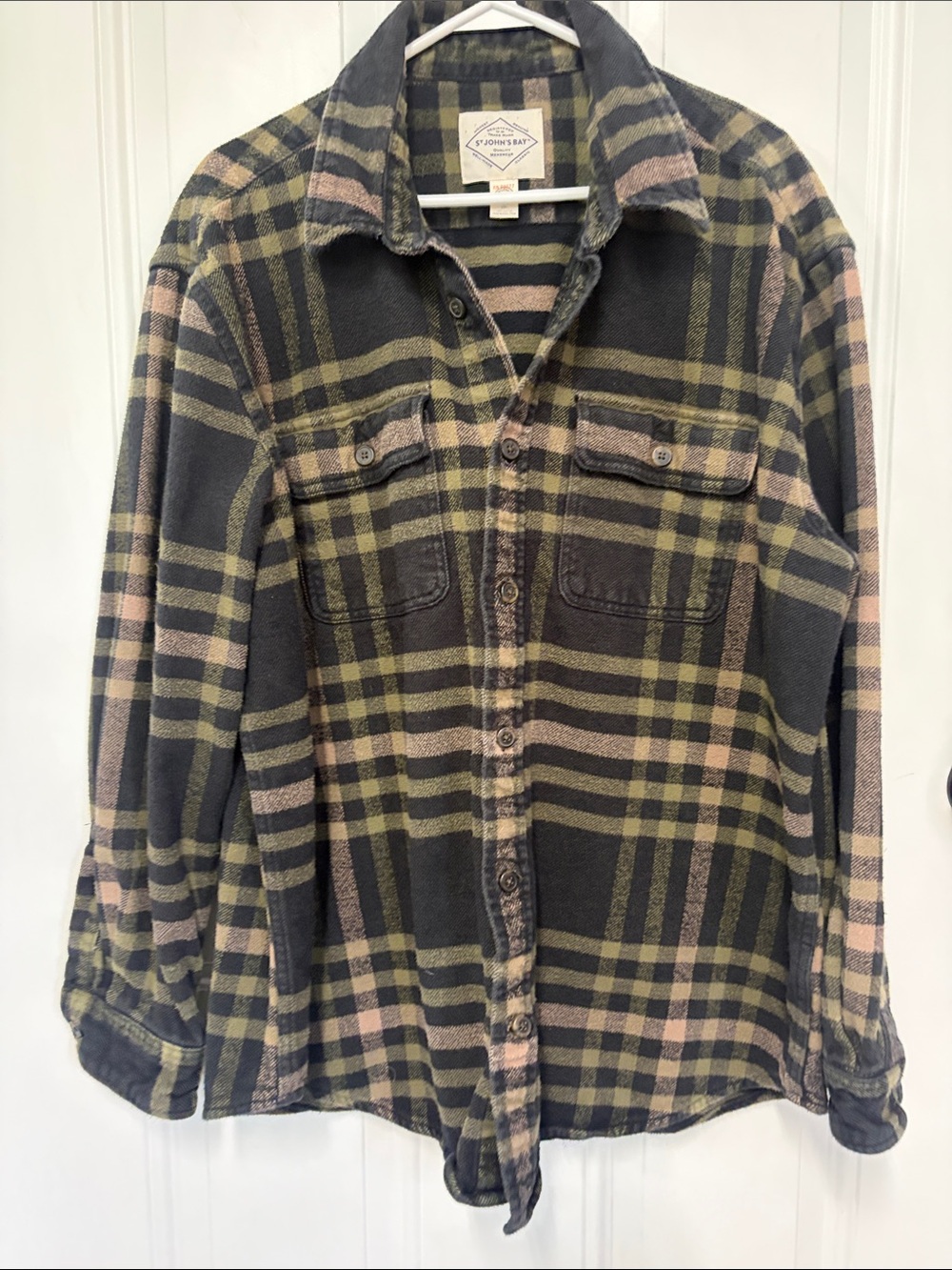 St. John's Bay Plaid Flannel Shacket